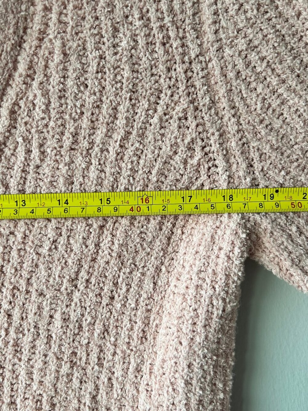 Eileen Fisher Large Pink Organic Cotton Cashmere Bouclé Cardigan Sweater - Picture 7 of 8